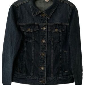 Dark denim jean jacket! Size Med